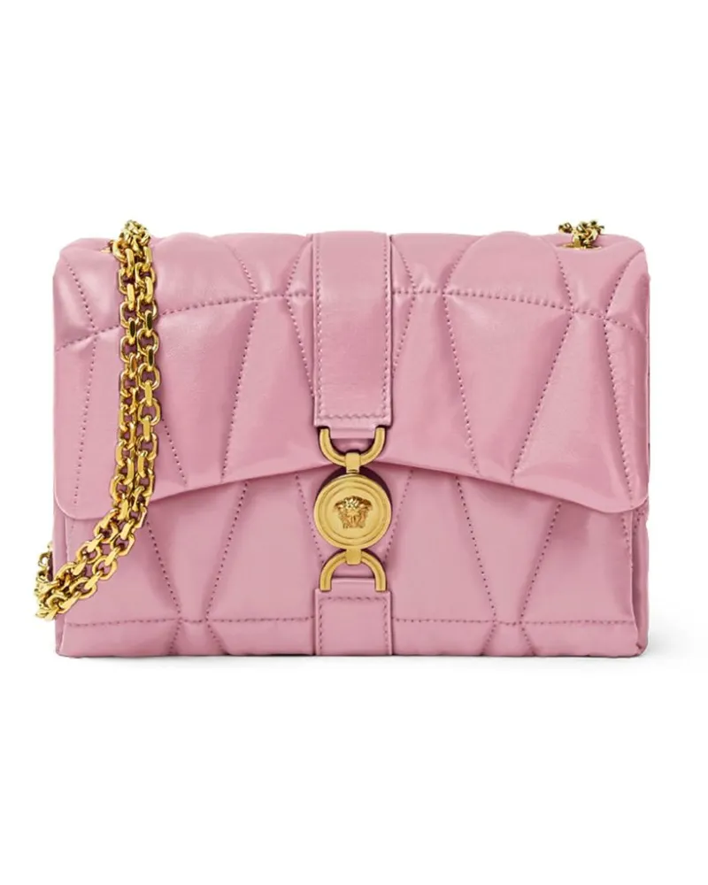 Versace Gesteppte Kleio Schultertasche - Rosa Rosa