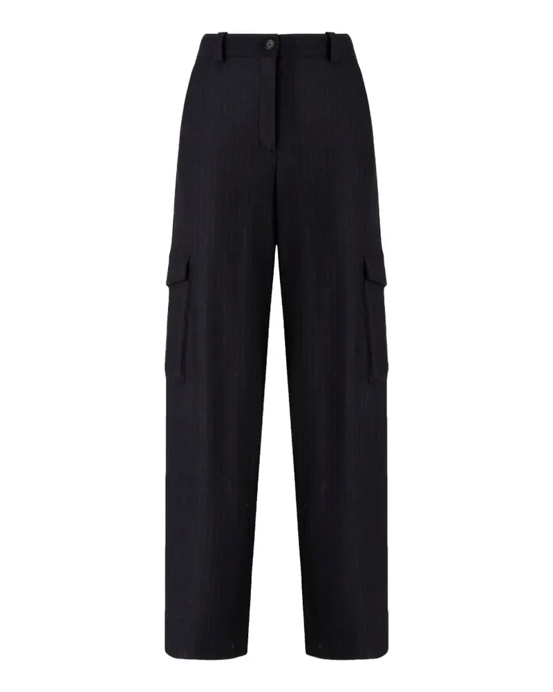 Pinko Cargohose mit Nadelstreifen - Blau Blau