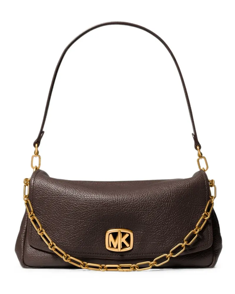 Michael Kors Bryant large textured leather convertible shoulder bag - Braun Braun