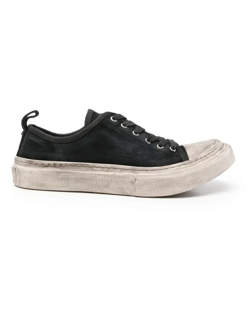Ann Demeulemeester Halli Sneakers im Used-Look - Schwarz Schwarz