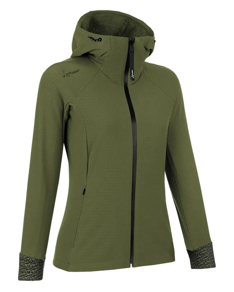 LaMunt Paola Fleecejacke mit Kapuze - Grün Grün