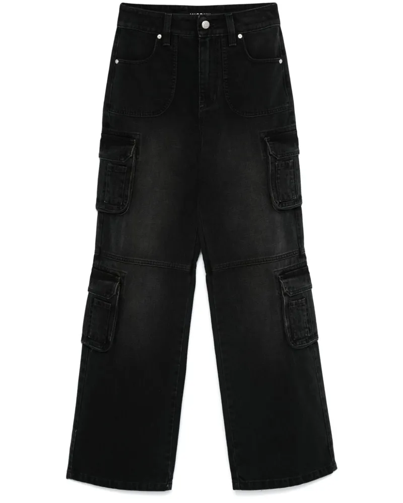 MISBHV Jeans mit aufgesetzten Taschen - Schwarz Schwarz