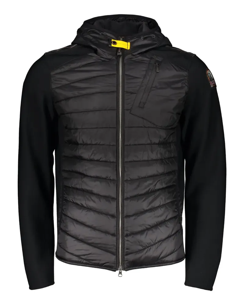 Parajumpers Gesteppte Kapuzenjacke - Schwarz Schwarz