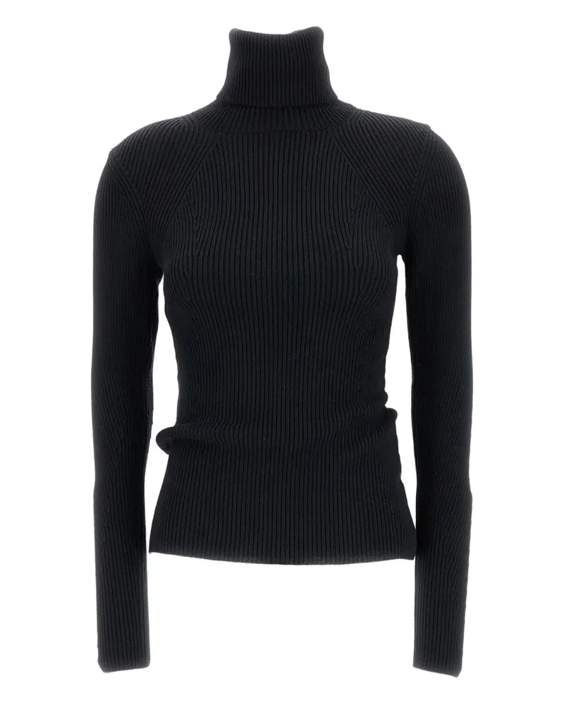 Junya Watanabe Pullover mit Rollkragen - Schwarz Schwarz