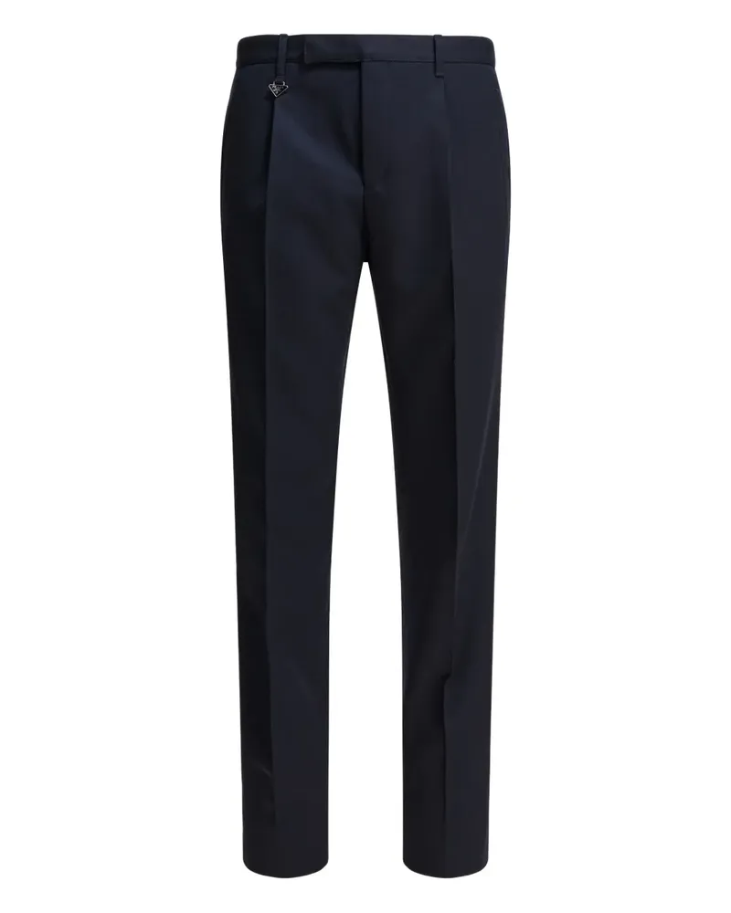Prada Hose mit Triangel-Logo - Blau Blau