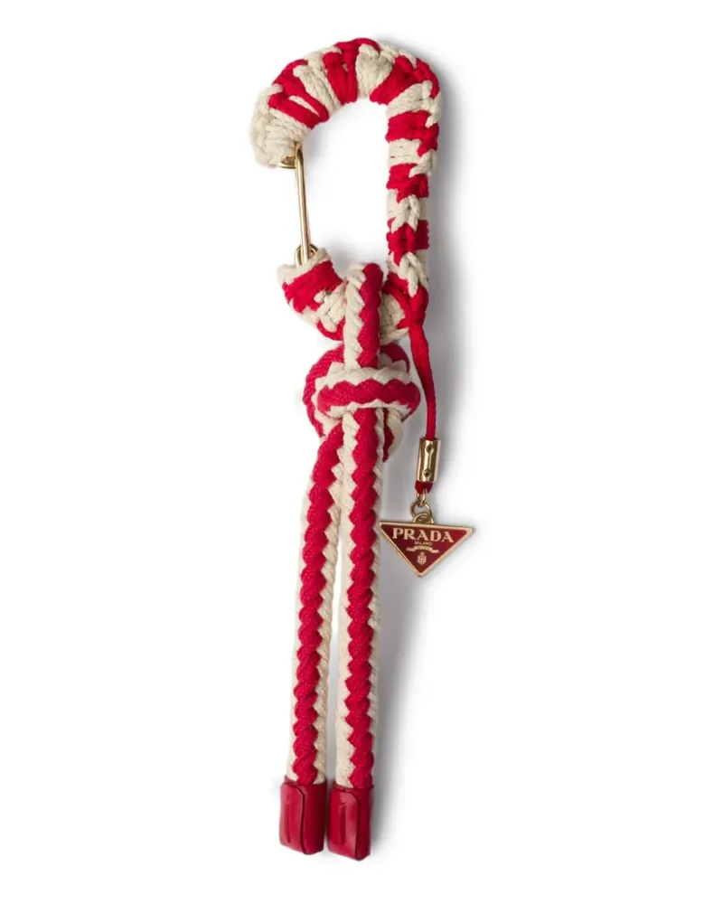Prada Cord Taschenanhänger - Rot Rot