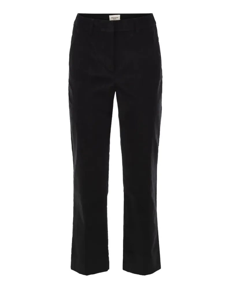 Max Mara velvet cigarette trousers - Schwarz Schwarz
