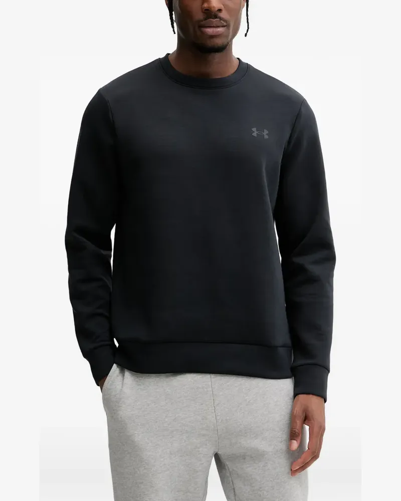 Under Armour Unstoppable Fleece-Pullover mit Logo - Schwarz Schwarz