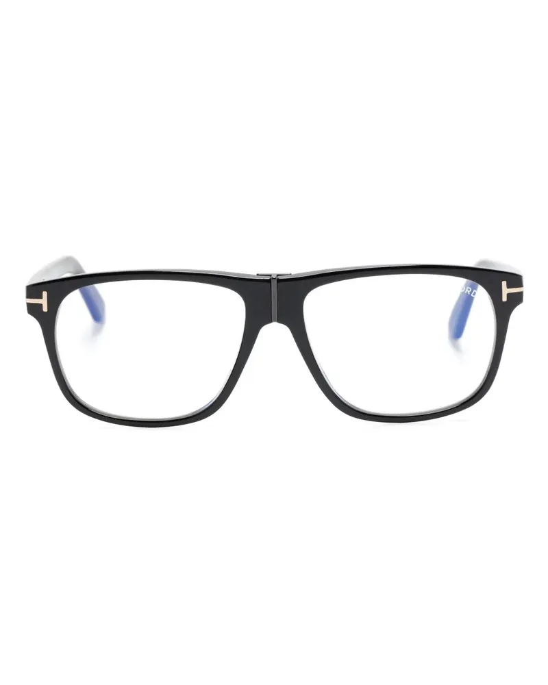 Tom Ford Brille mit D-Gestell - Schwarz Schwarz