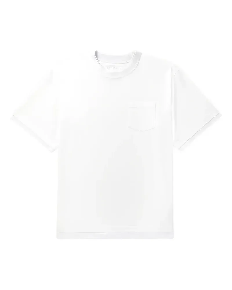 Sacai cotton T-shirt - Weiß Weiß