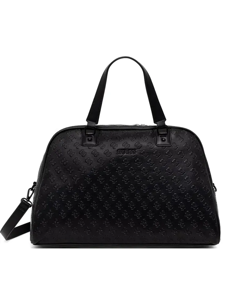 Guess Reisetasche mit Logo-Prägung - Schwarz Schwarz