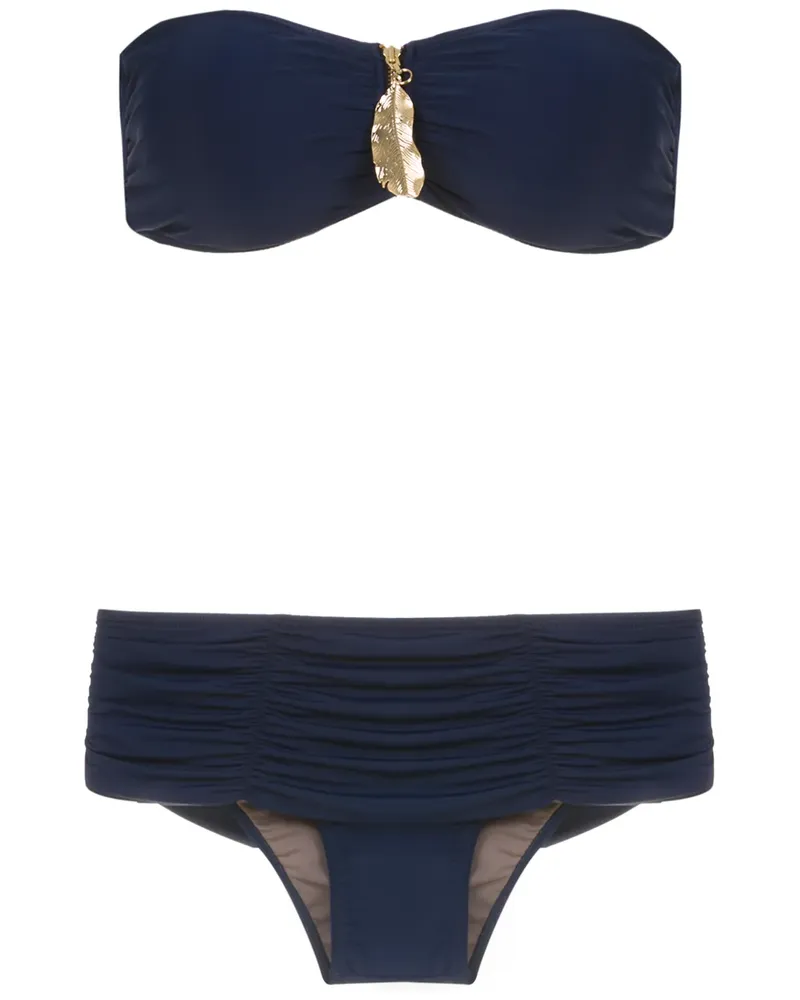 BRIGITTE Trägerloser Bikini - Blau Blau