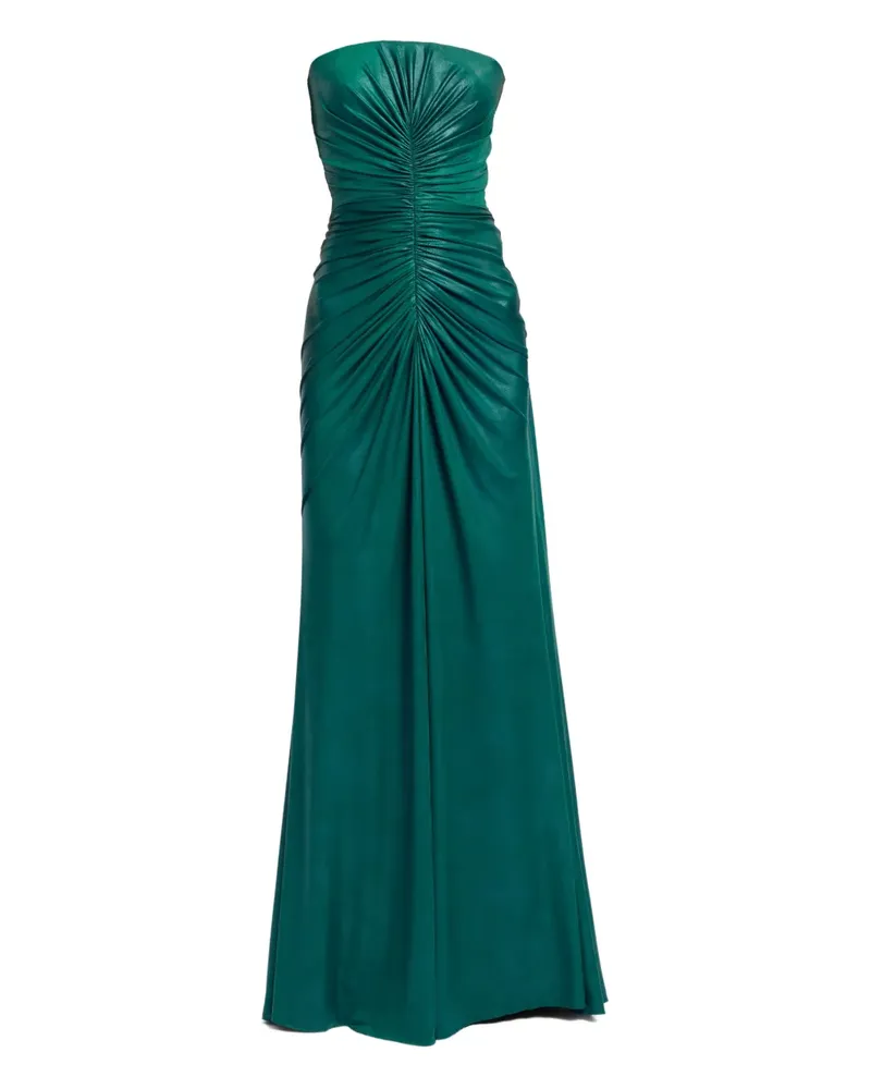 Elie Saab Trägerloses Kleid - Grün Grün