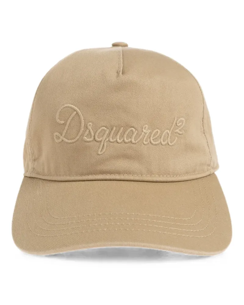 Dsquared2 logo-embroidered baseball cap - Nude Nude