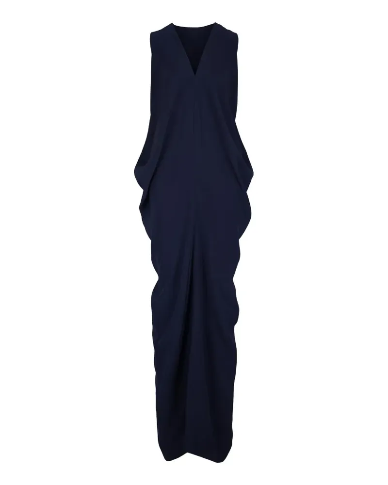 Zero + Maria Cornejo draped maxi dress - Blau Blau