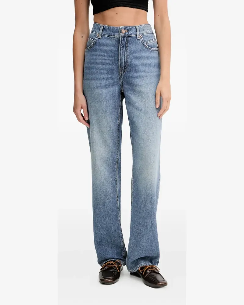 HUGO BOSS belt loops-detail jeans - Blau Blau