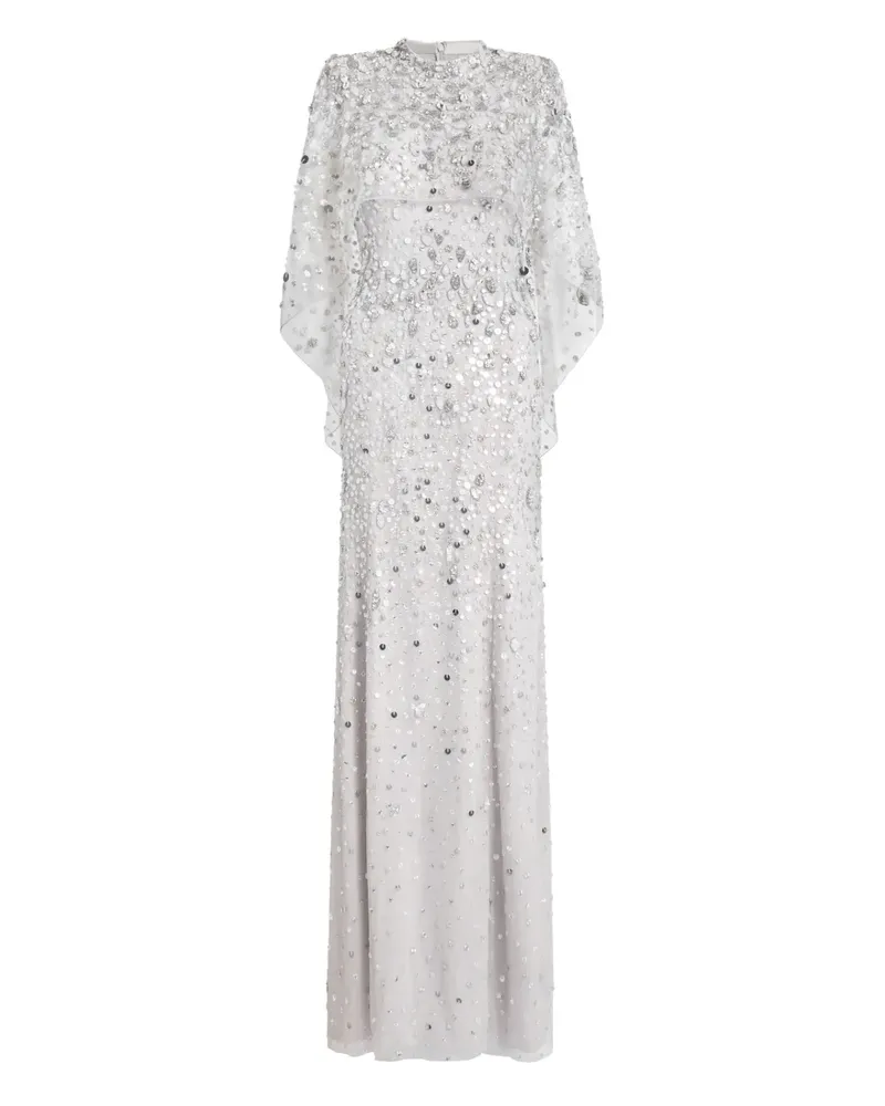 Jenny Packham Gracie bead-embellished maxi dress - Weiß Weiß