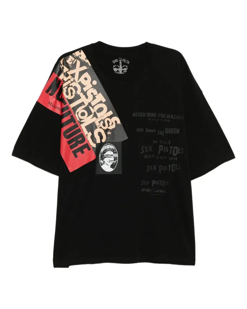 Mastermind World T-Shirt mit Slogan-Print - Schwarz Schwarz