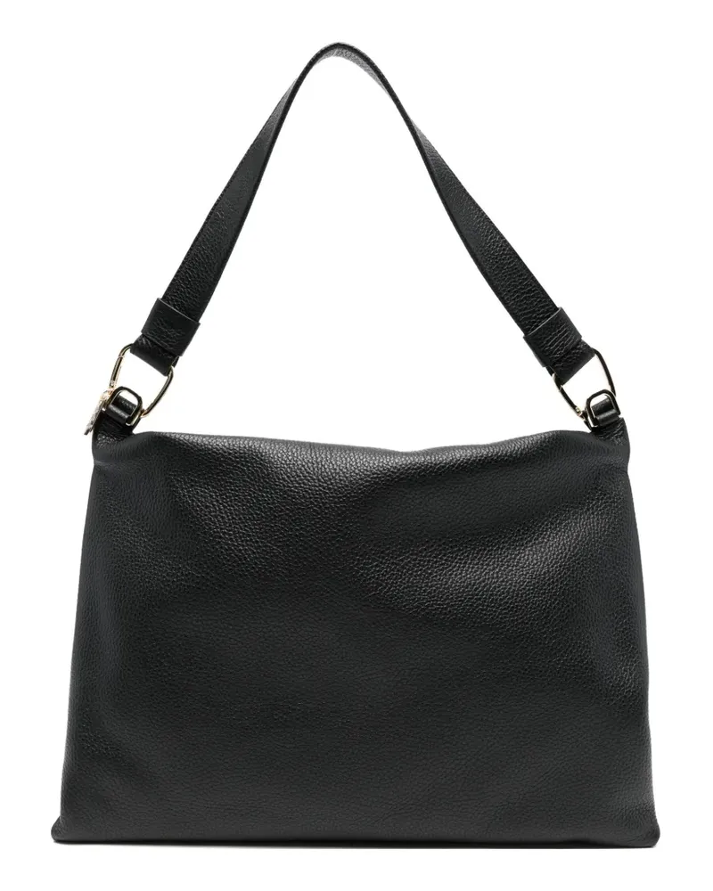 Cromia leather chain tote bag - Schwarz Schwarz
