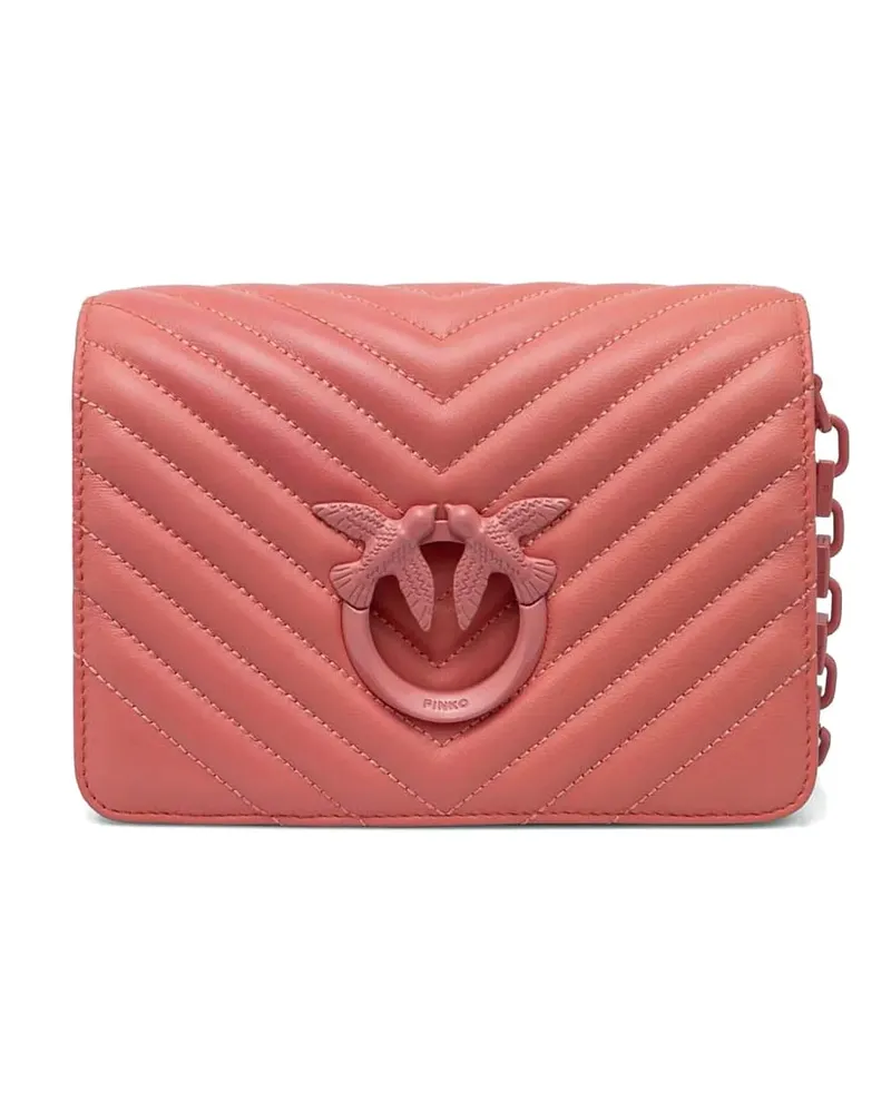 Pinko Mini Love Click Umhängetasche - Rosa Rosa