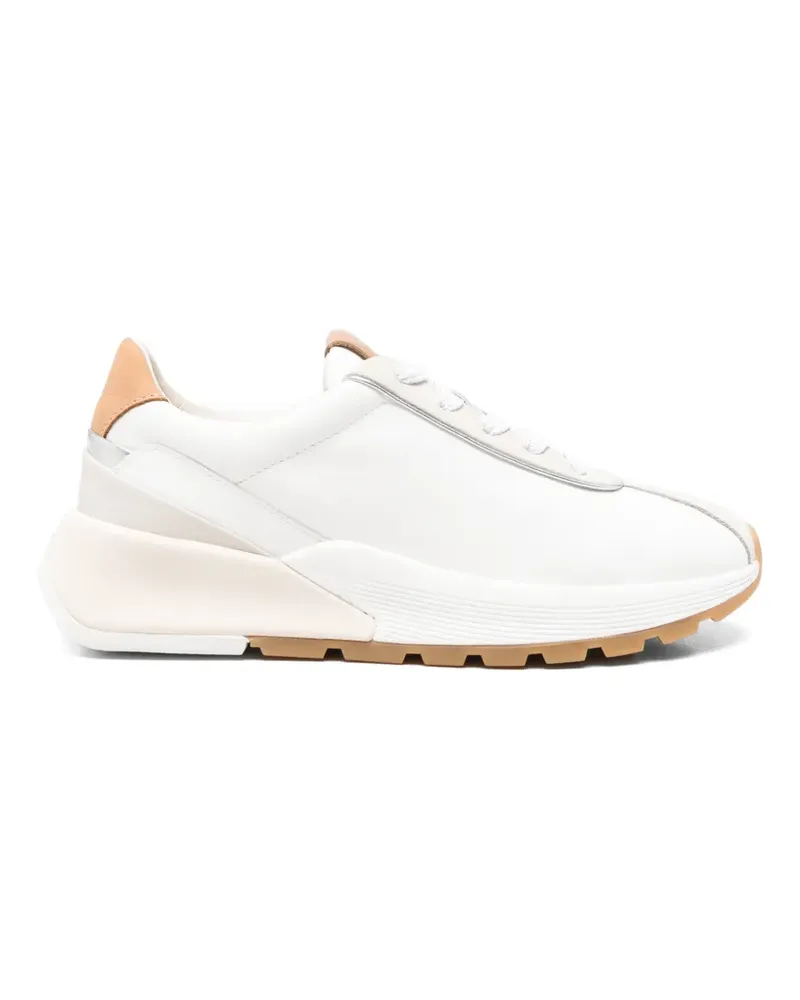 Geox Metropoli Sneakers mit Mesh-Einsätzen - Weiß Weiß