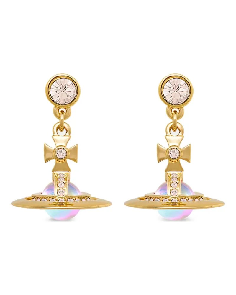 Vivienne Westwood Ohrringe mit Kreuz - Gold Gold
