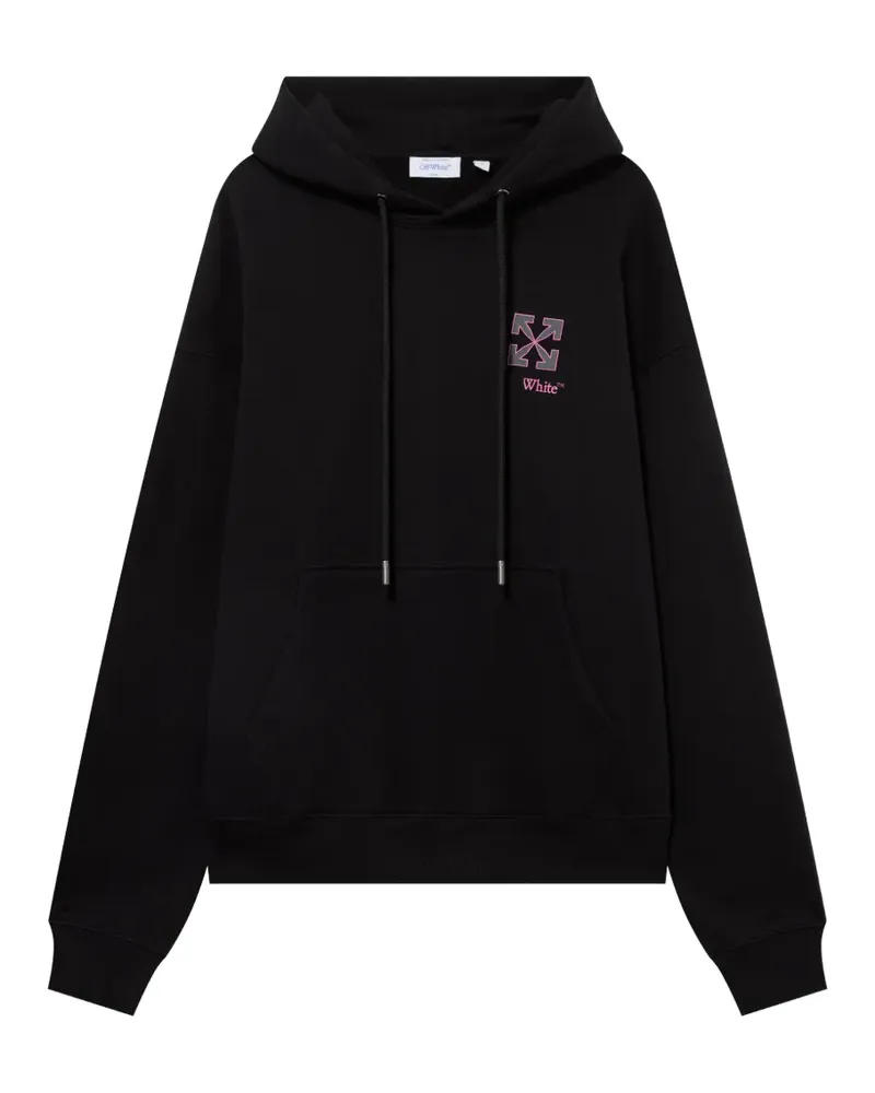 OFF-WHITE Hoodie mit Arrows-Print - Schwarz Schwarz