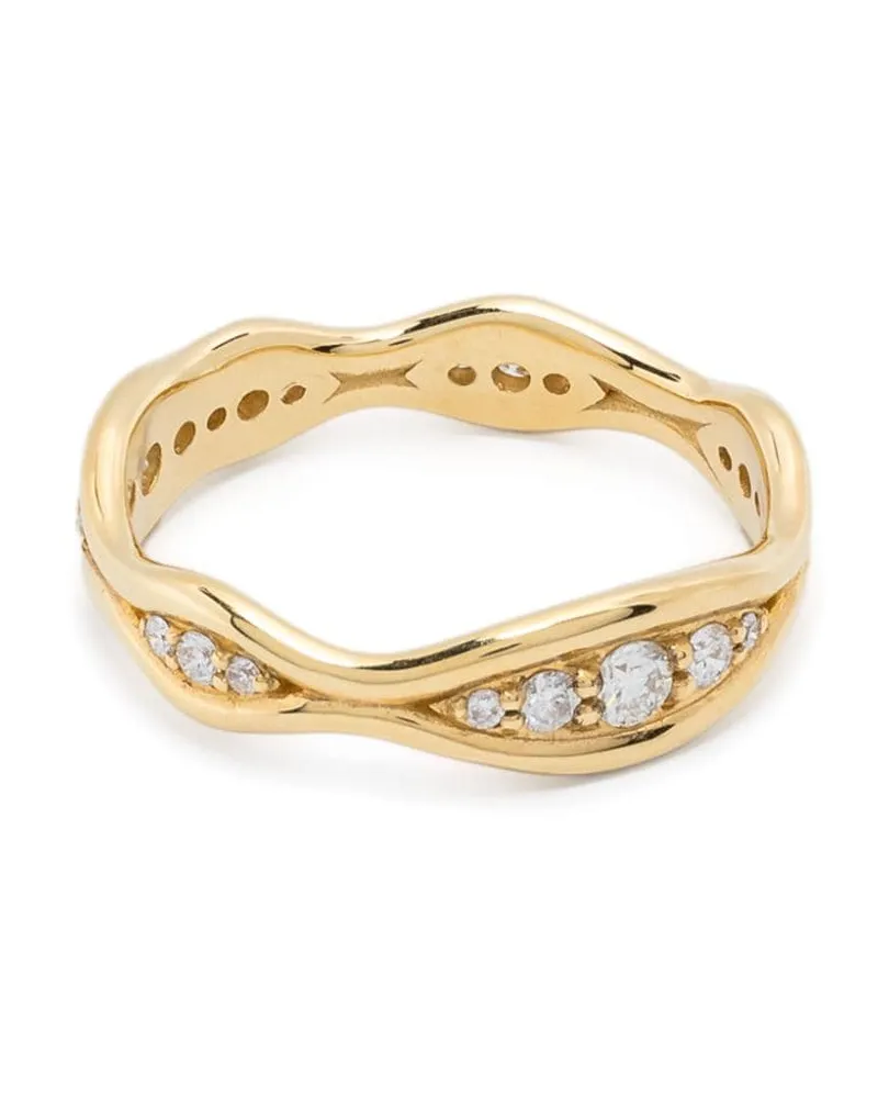 Fernando Jorge 18kt Gelbgoldring mit Diamanten Gold