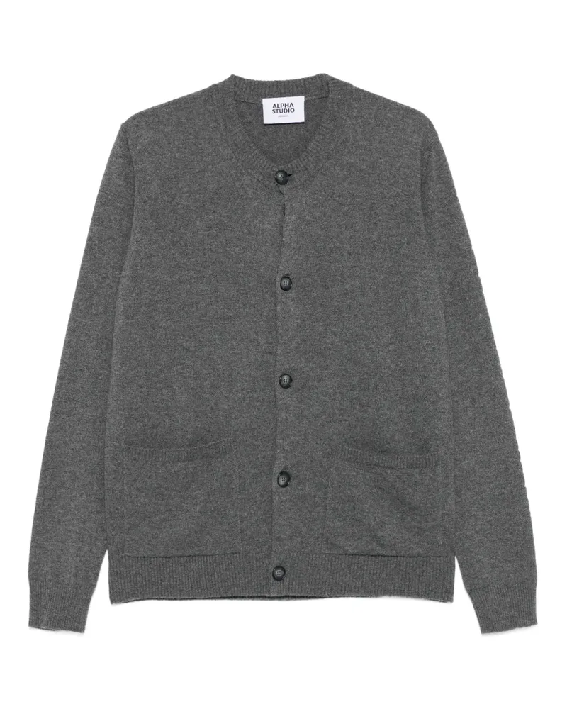 Alpha Studio Cardigan aus Kaschmir - Grau Grau