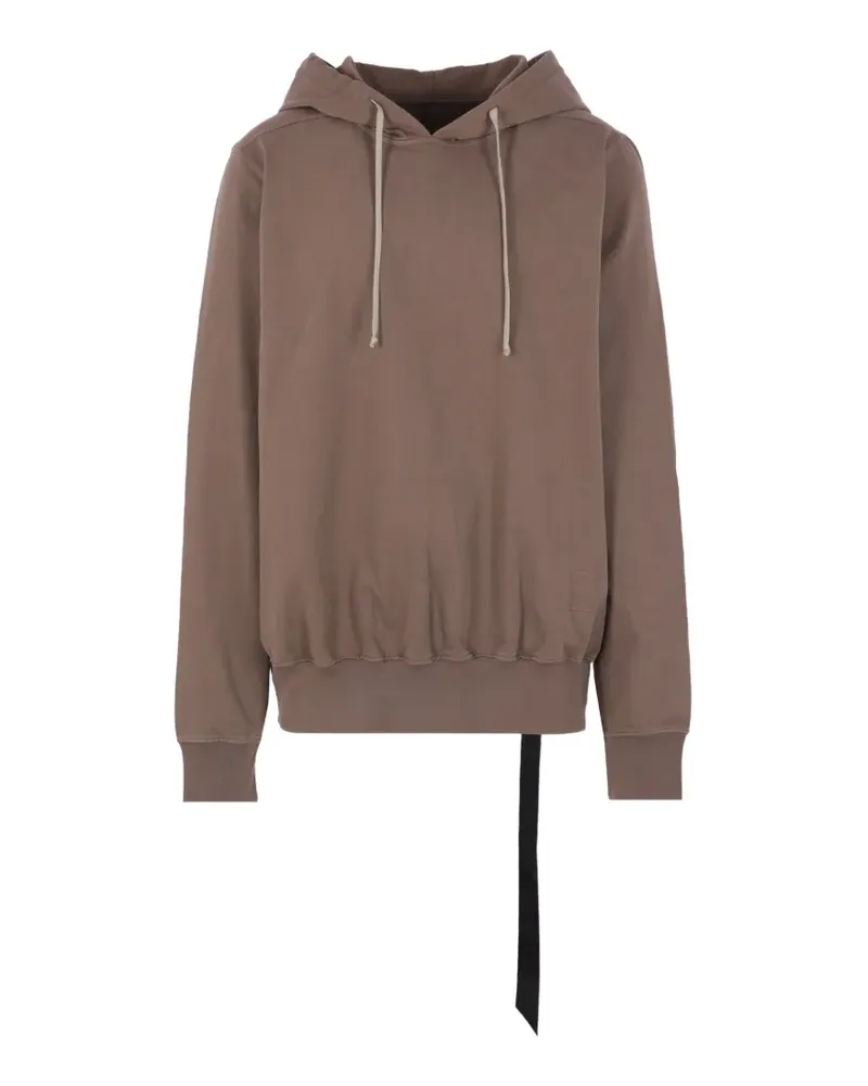 DRKSHDW by Rick Owens Hun drawstring hoodie - Braun Braun