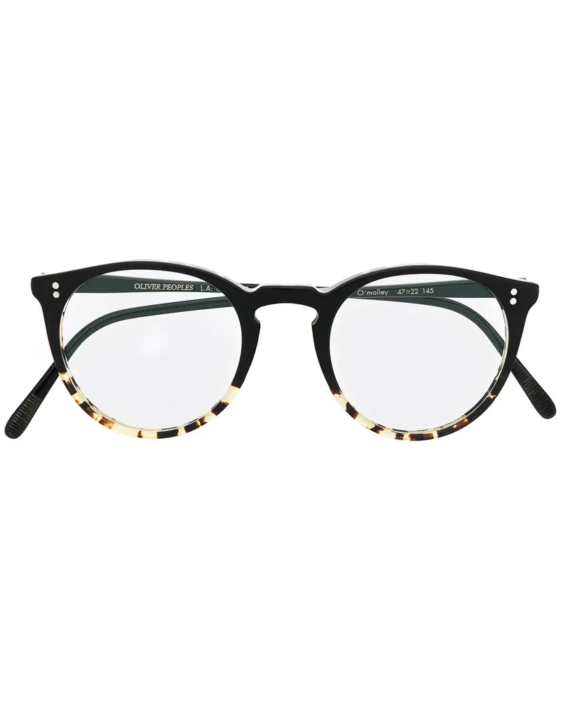 Oliver Peoples Runde 'O' Malley' Brille - Schwarz Schwarz