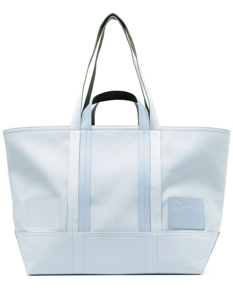 Paul Smith Wendbarer Shopper mit Logo-Patch Blau