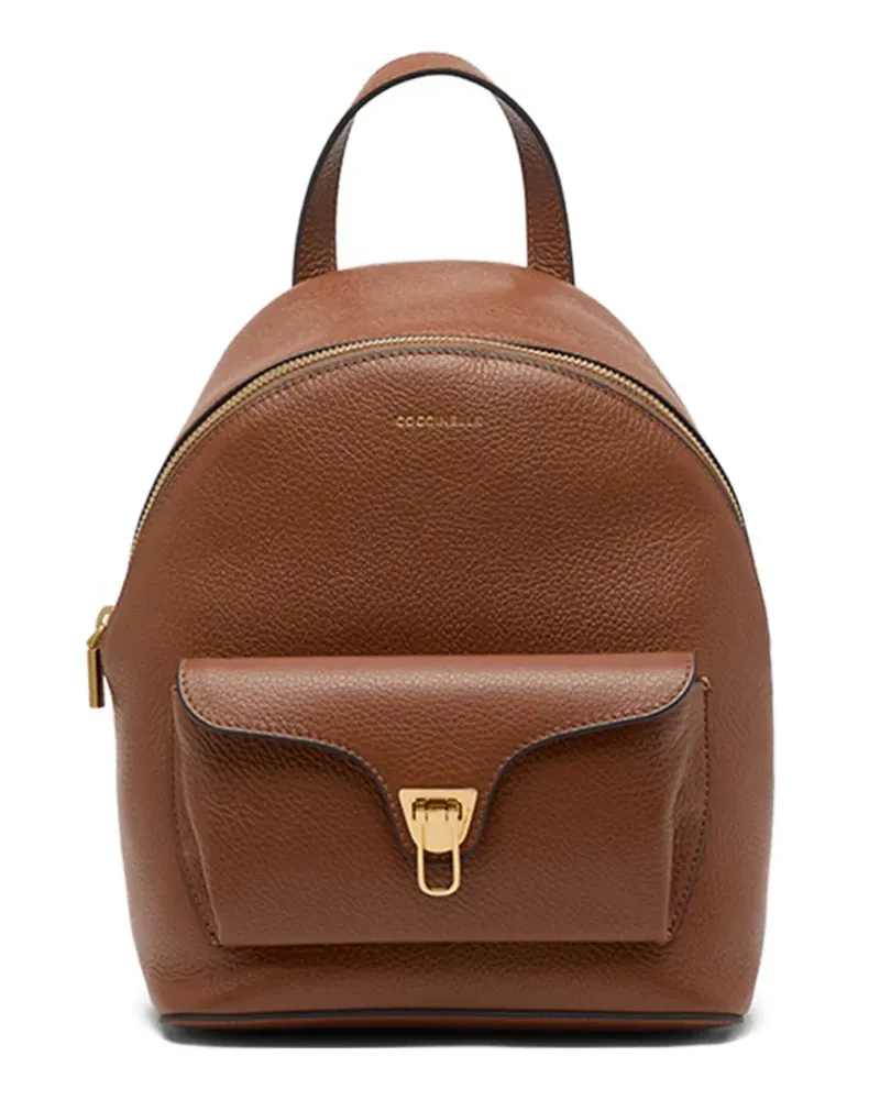 Coccinelle Rucksack mit Klappentasche - Braun Braun