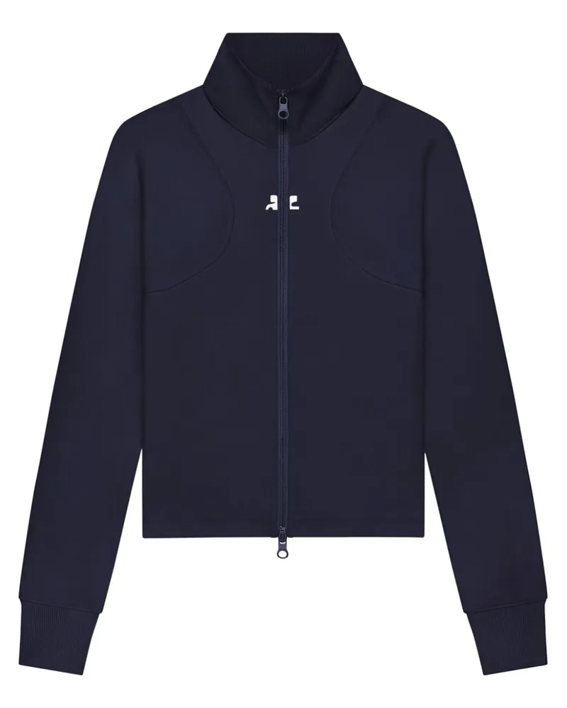 Courrèges Jacke aus Scuba-Jersey - Blau Blau