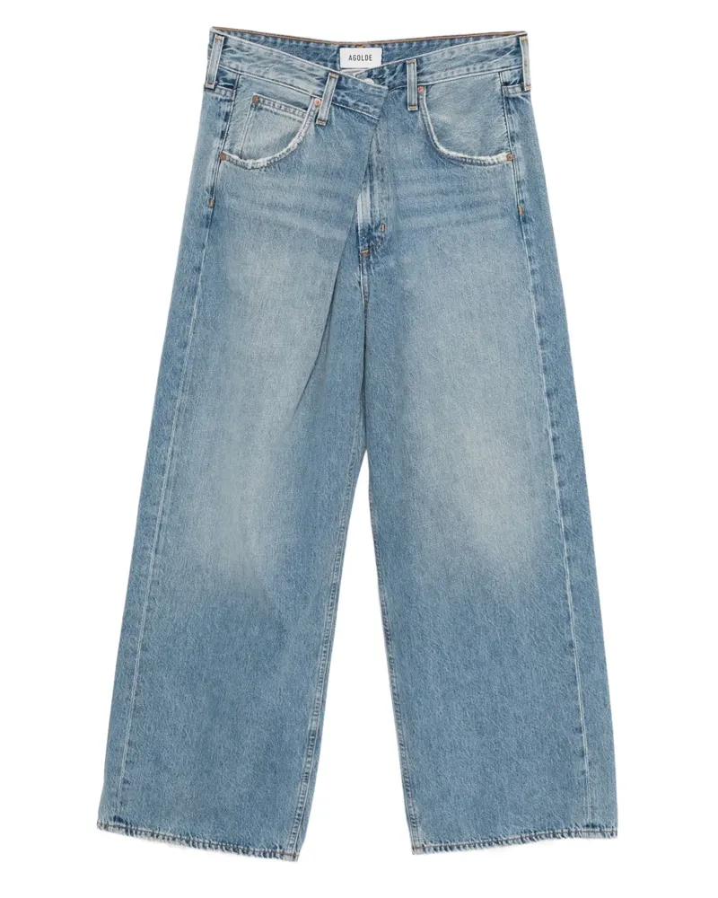 AGOLDE Vana Fold Jeans - Blau Blau