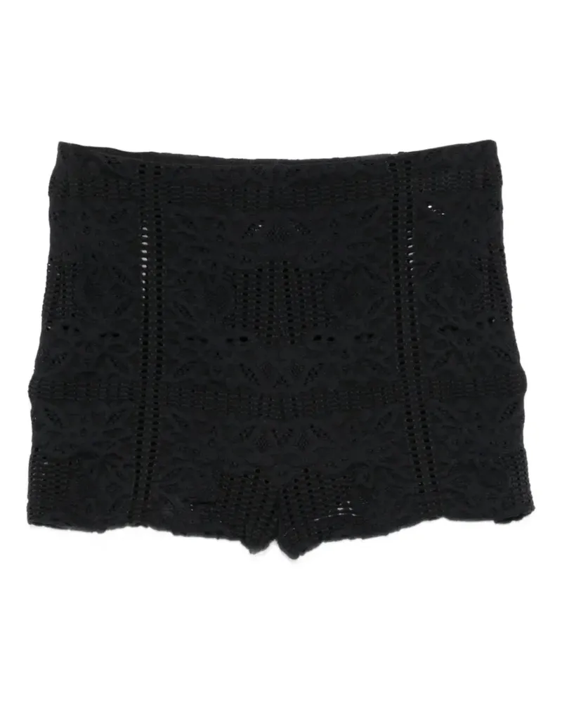 Nanushka Kurze Shorts mit elastischem Bund - Schwarz Schwarz