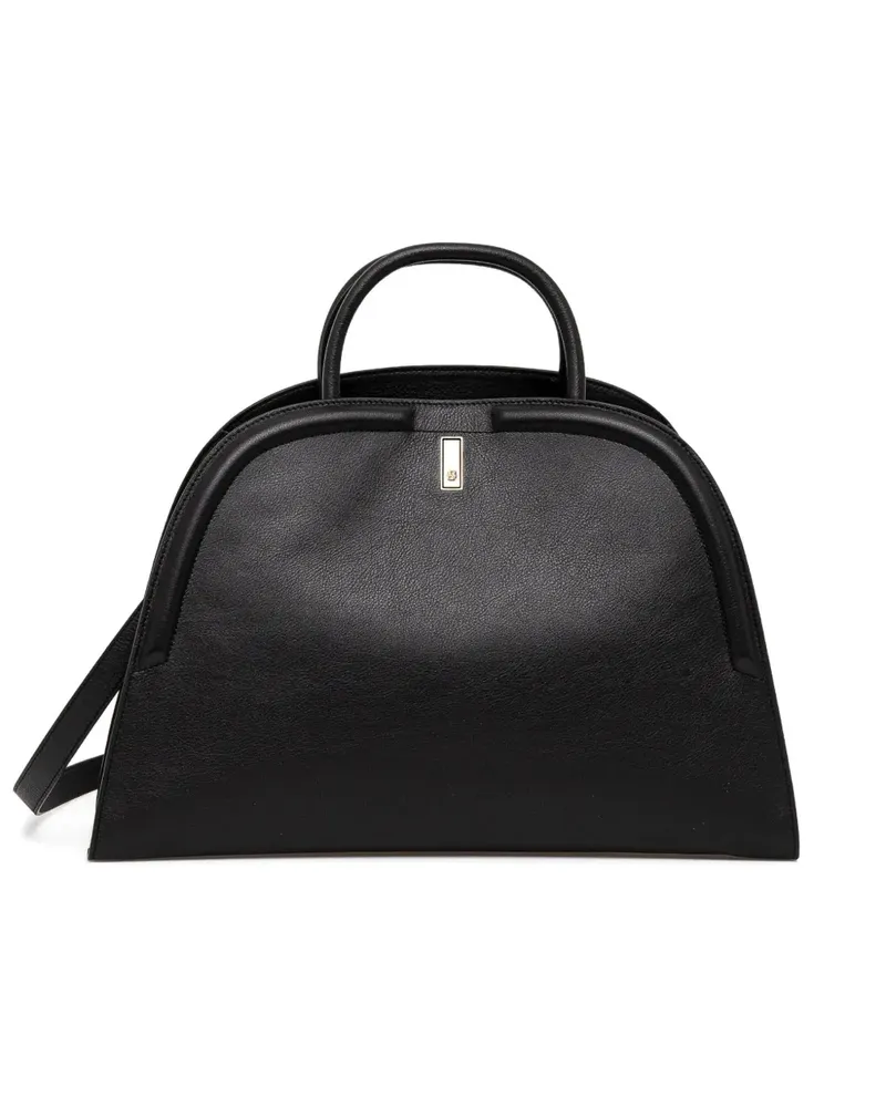 HUGO BOSS Mittelgroße Ariell Tote Bag mit Logo-Schild - Schwarz Schwarz