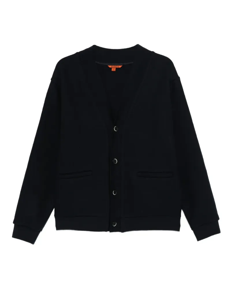 BARENA Cardigan mit geknöpfter Tasche - Blau Blau