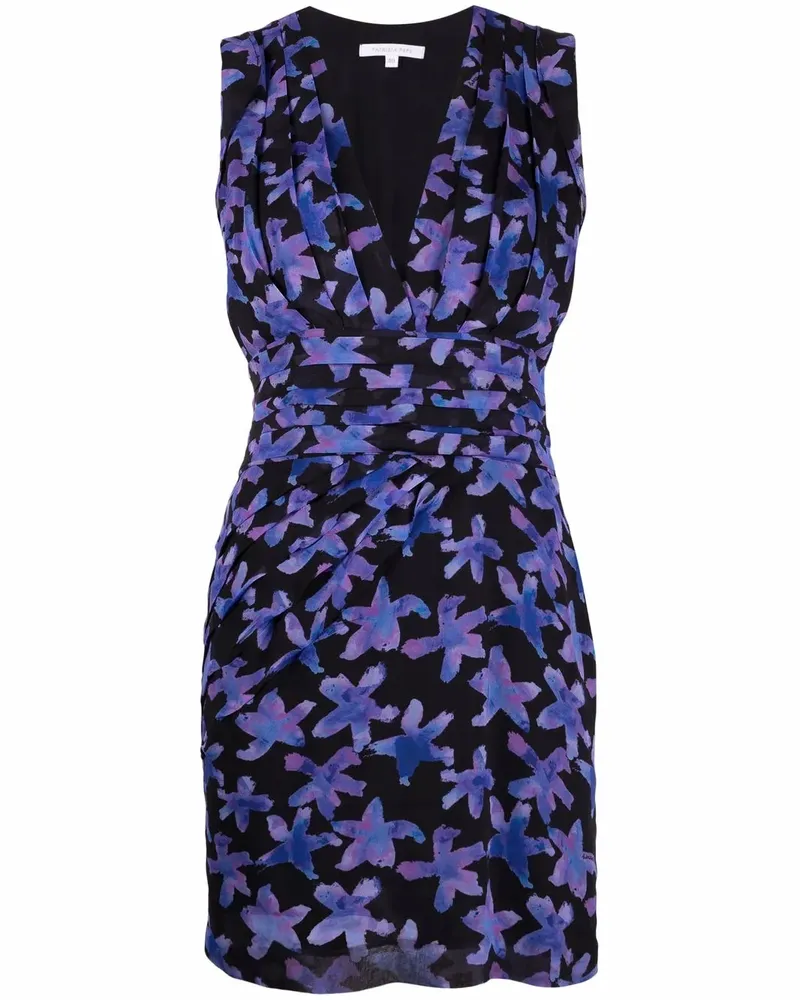 Patrizia Pepe Minikleid mit grafischem Print - Schwarz Schwarz