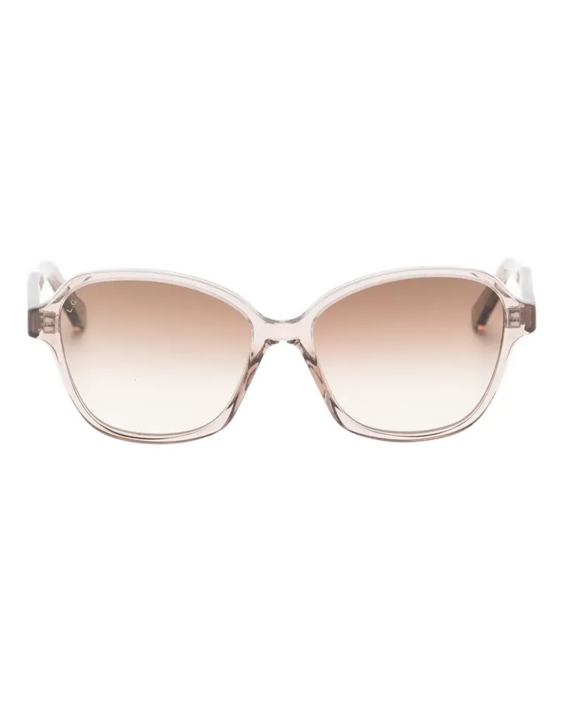 L.G.R. Monrovia square-frame sunglasses - Nude Nude