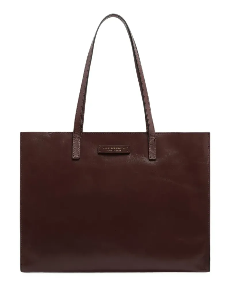 The Bridge leather tote bag - Braun Braun