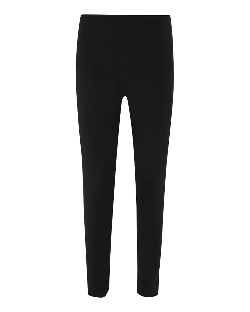 SPORTY & RICH Bonnie High-Waist-Leggings mit Logo-Print - Schwarz Schwarz