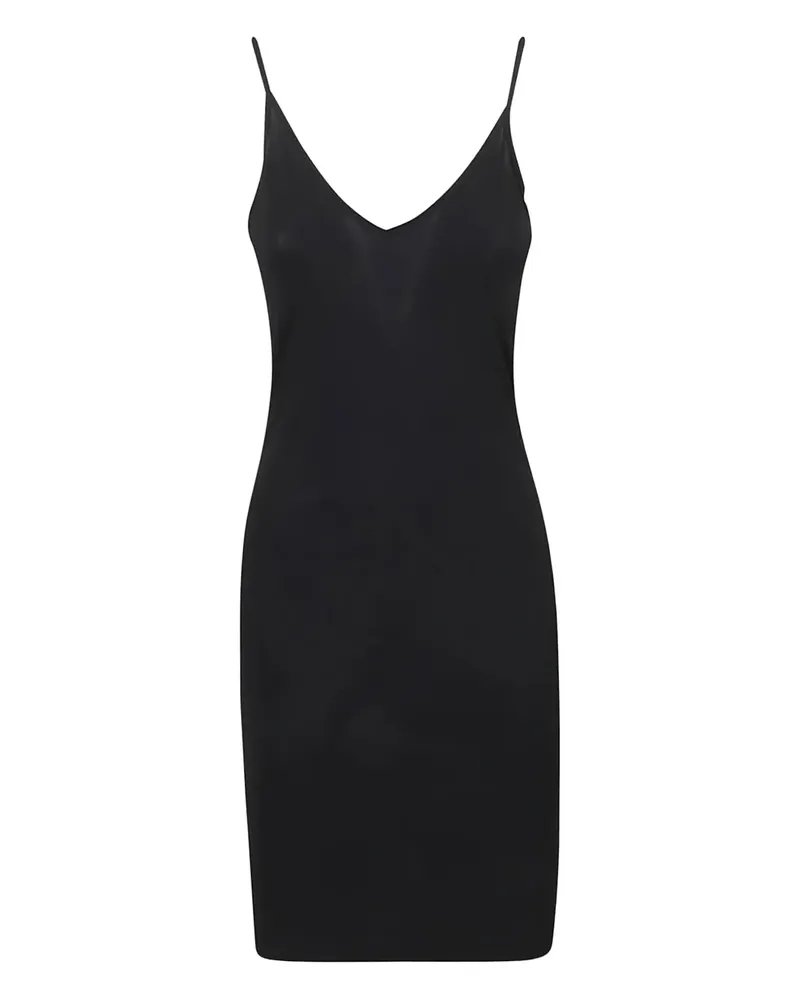 Jil Sander Minikleid mit geradem Saum - Schwarz Schwarz