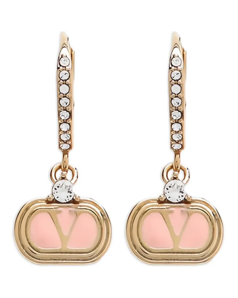 Valentino Garavani VLogo Signature Ohrringe mit Kristallen - Gold Gold