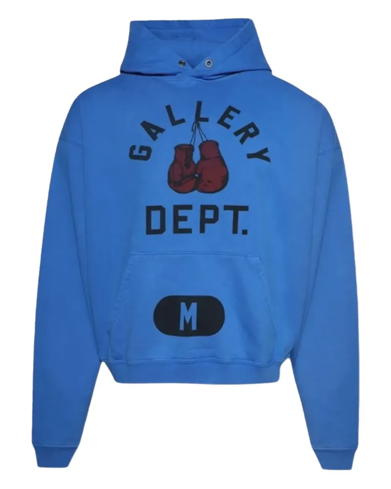 GALLERY DEPT. Boxing Gloves Logo "Royal Blue" Hoodie - Blau Blau