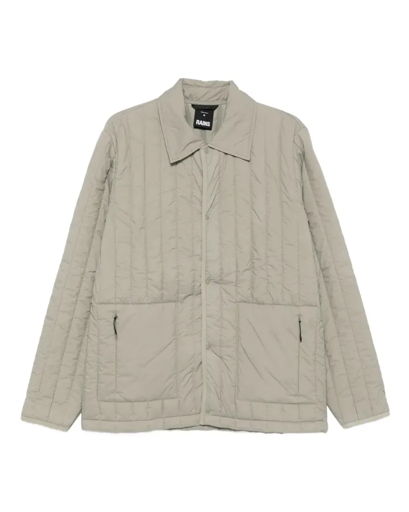 RAINS Wattierte Banja Liner Jacke - Grün Grün