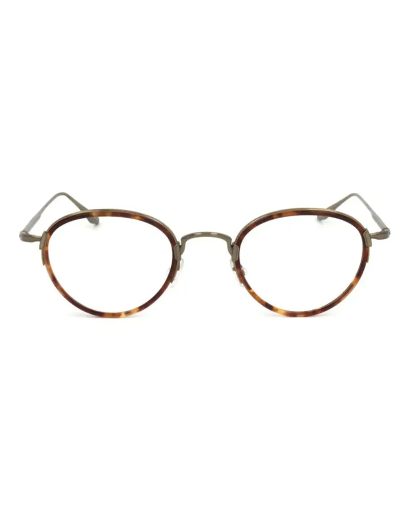 Barton Perreira Brille mit rundem Gestell - Braun Braun