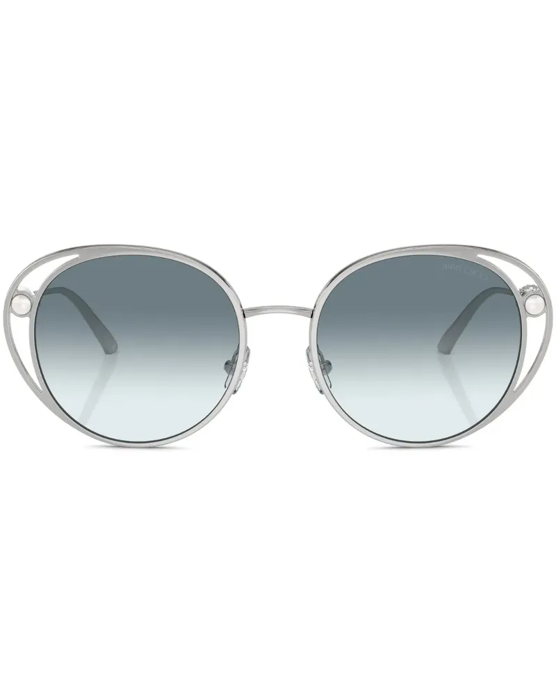 Jimmy Choo Angela Sonnenbrille - Silber Silber