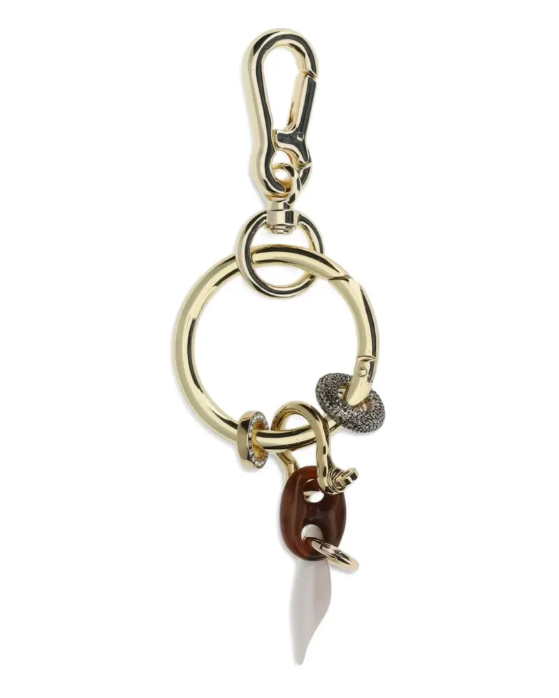 Benedetta Bruzziches Chatelaine Schlüsselanhänger mit Anhänger - Gold Gold