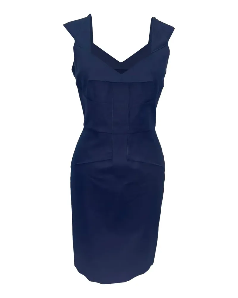 Roland Mouret Elegantes Minikleid - Blau Blau